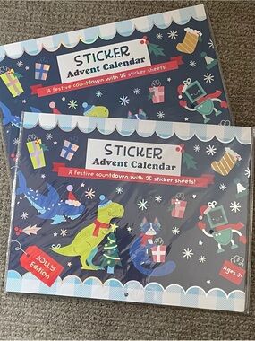 Sticker Advent Calendar Set Pulsar Sticker Children's Jolly Lot of 2 Kohl's